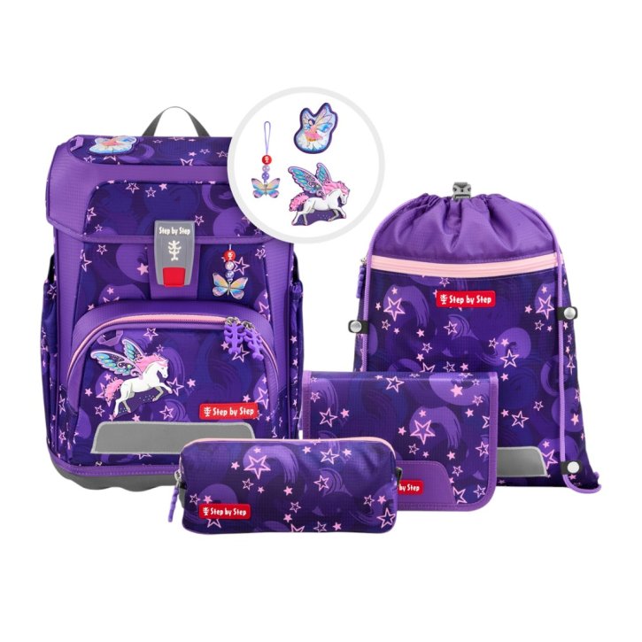 Step by Step Cloud Schulranzenset Pegasus Liv